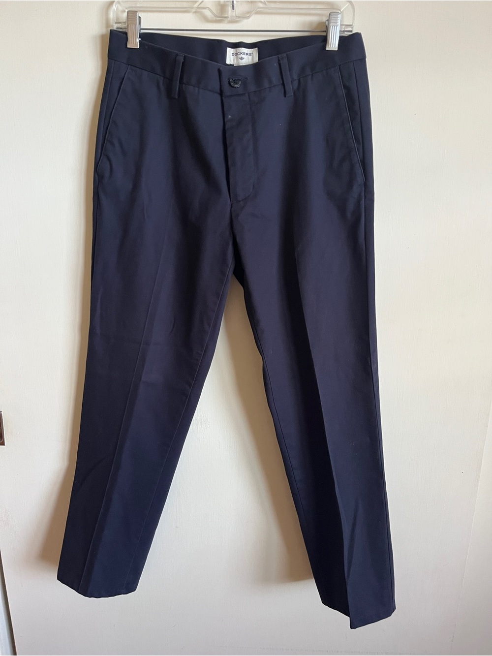 Dockers Men's Navy Dress Pants - Classic Straight Fit